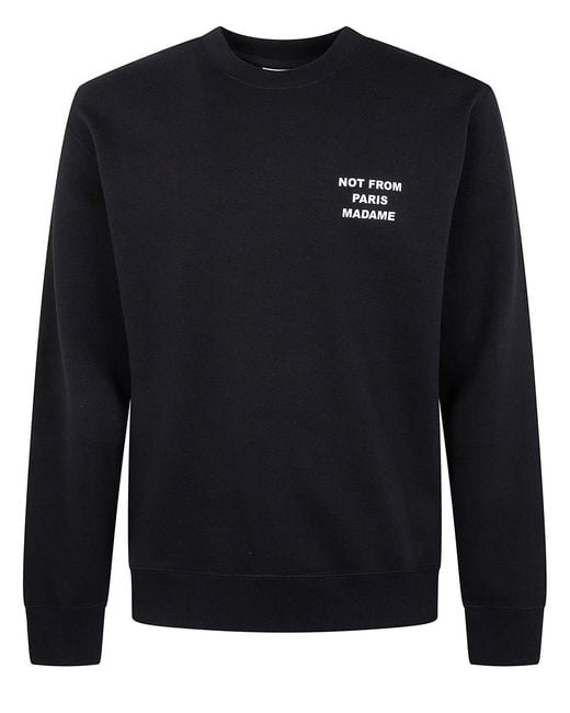 Drole de Monsieur Blue "Bold Slogan" Sweatshirt for men