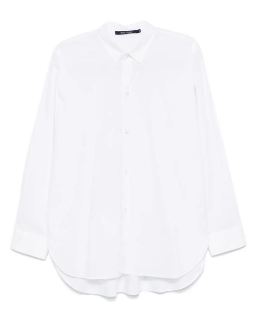 Sofie D ́hoore White Long Sleeve Shirt With Front Buttons