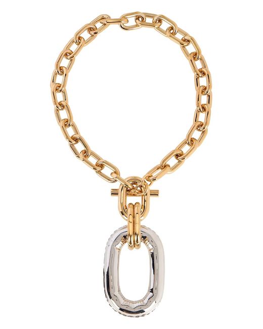 Rabanne Metallic Xl Link Necklace