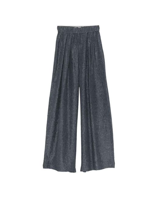Cortana Blue Anhelo Wool Trousers