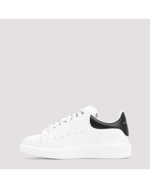McQueen White Leather Chunky Sneakers for men