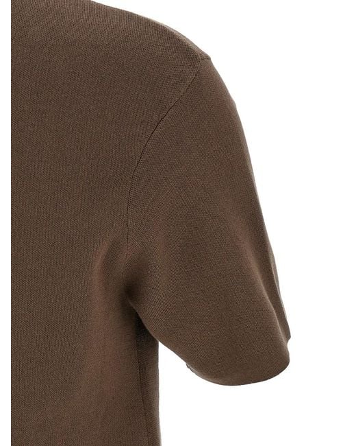 Entire studios Brown Mercerized Cotton T-Shirt