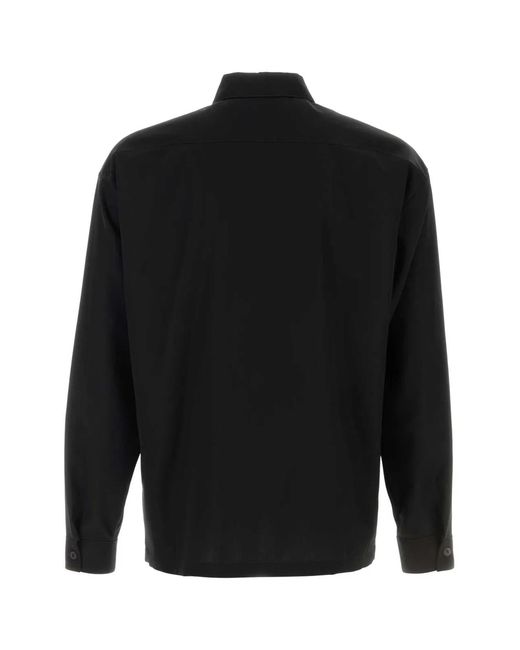 Prada Black Cotton Shirt for men