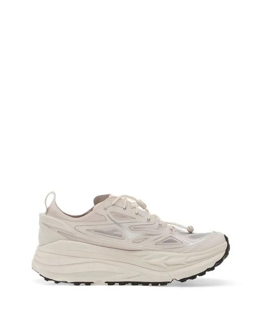 Hoka One One White Stinson One7 Sneakers