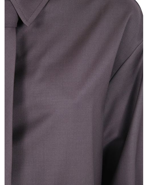 Frankie Shop Purple Frankie Shop Polyester Shirt