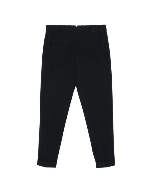 PT Torino Black Rebel Fit Trousers for men