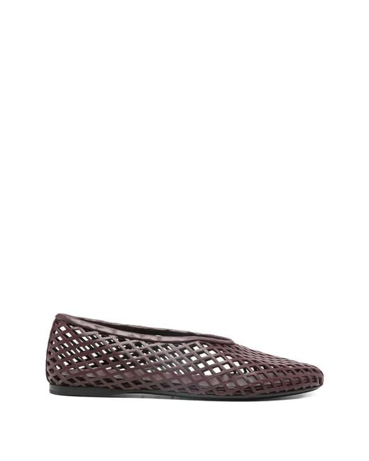 Proenza Schouler White Tee Perforated Ballerina Flats