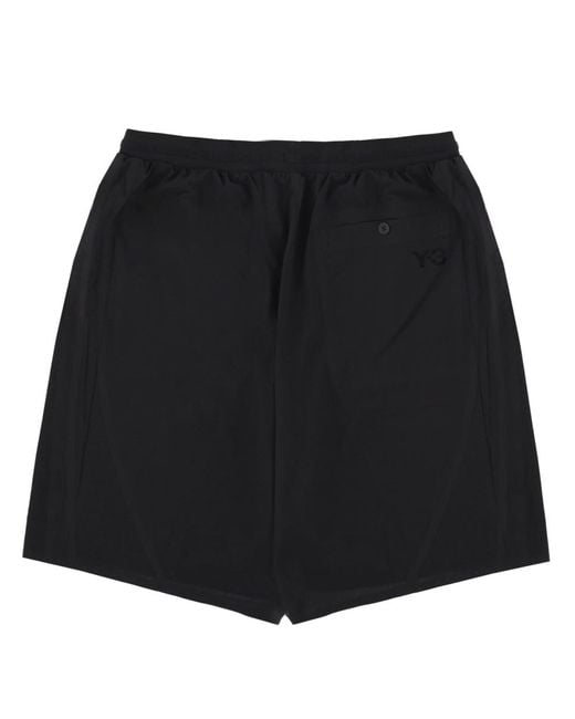 Y-3 Black 3 Shorts "Ultralight" for men