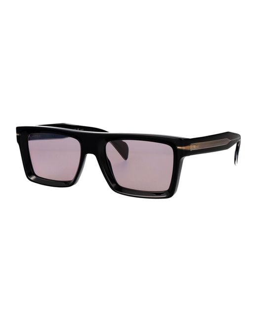 David Beckham Brown Acetate Sunglasses for men