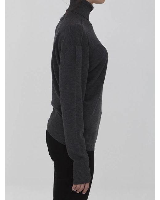 Burberry Black Wool Jumper