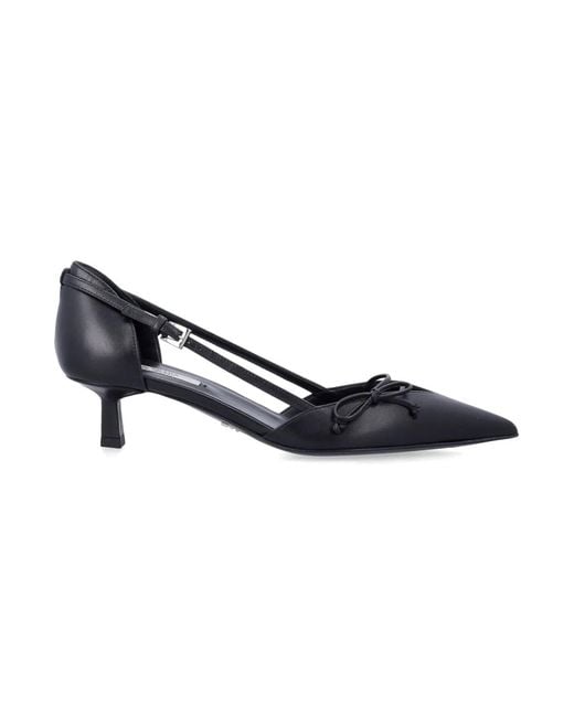 Prada Black Leather Pumps
