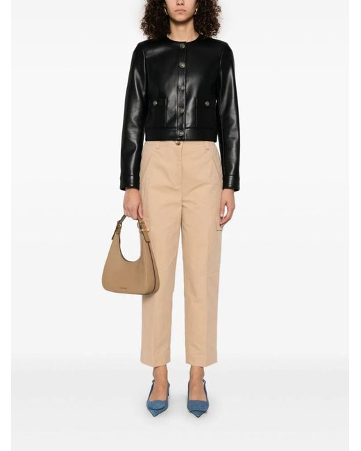 Twinset Natural Stylish And Versatile Trousers