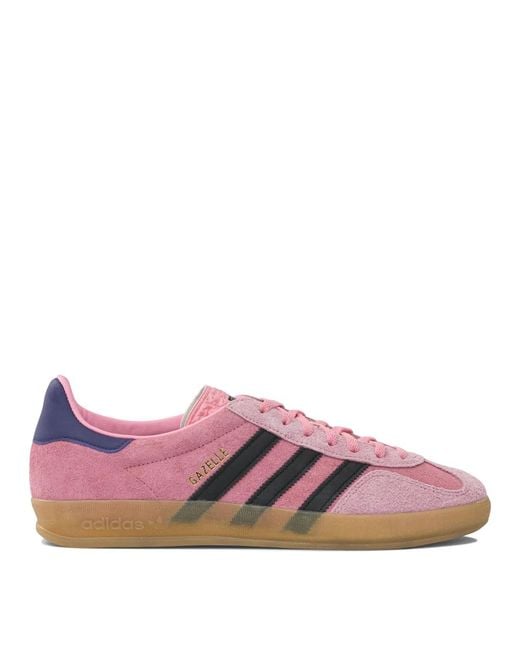 Adidas Originals Pink "Gazelle Indoor" Low Sneakers