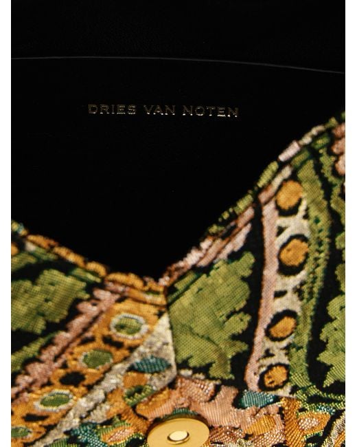 Dries Van Noten Metallic 'Envelope' Clutch