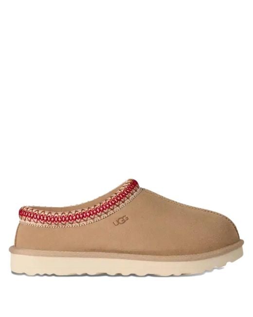 Ugg Brown Sand Suede Leather Tasman Ii Slippers