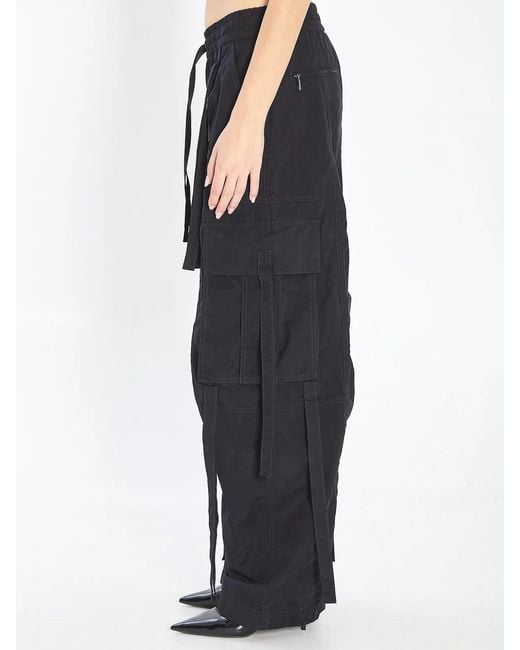 Dolce & Gabbana Blue Dolce & Gabbana Cotton Blend Cargo Pant