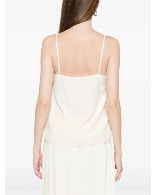 Fabiana Filippi White Underwear Top