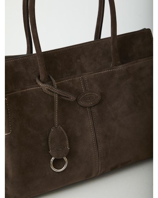 Tod's Brown Tods T Timeless Small Shoulder Bag