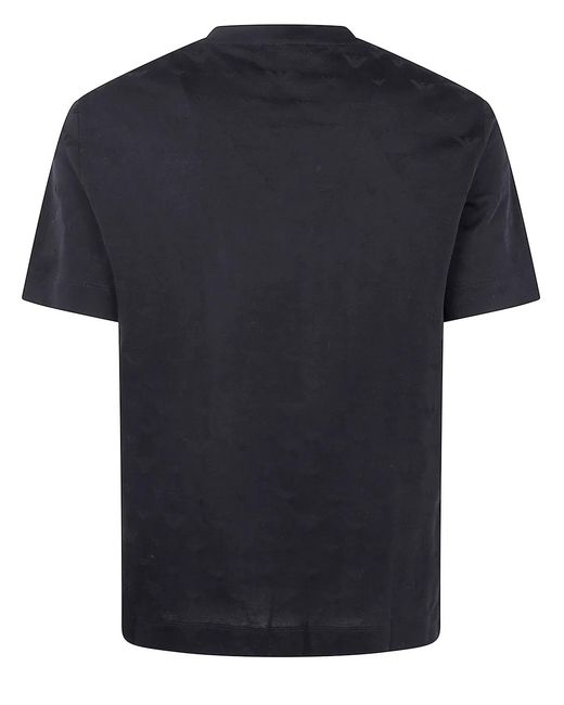 Emporio Armani Black Classic Short Sleeves T-Shirt for men