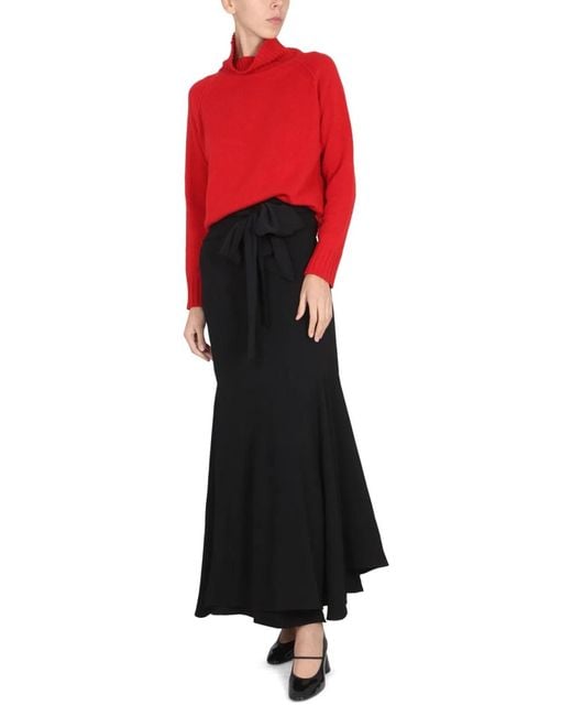 Stefano Mortari Red Turtleneck Shirt