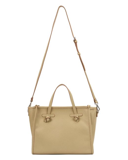 Gianni Chiarini Natural Elegant Bag With Refined Metallic Details