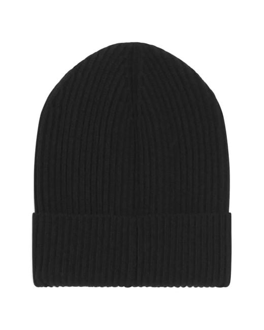 Dolce & Gabbana Black Dolce & Gabbana Knitted Wool And Cashmere Hat