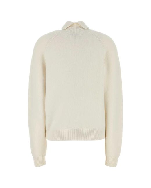 Fendi White Cashmere Blend Sweater