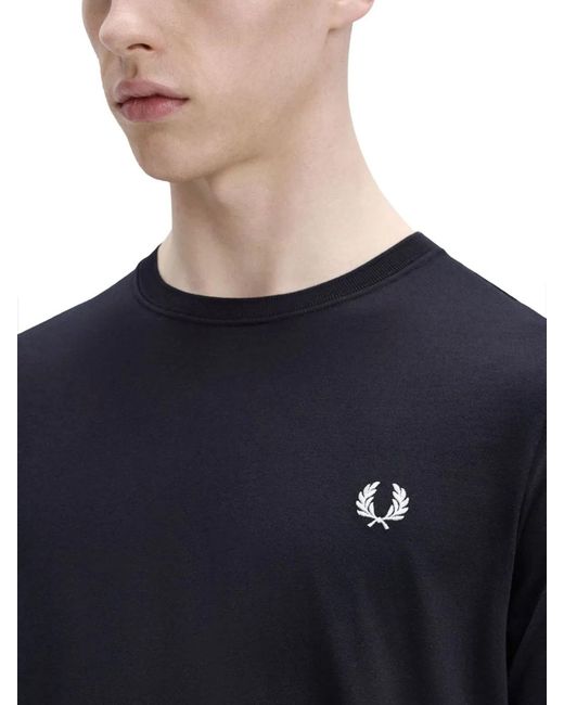 Fred Perry Black Classic Tshirt for men