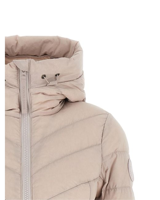 Canada Goose Natural Quilted 'Clair' Padded Down Jacket