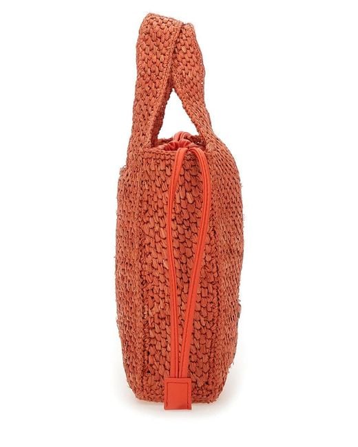 THEMOIRÈ Red Bag "Morea" Small