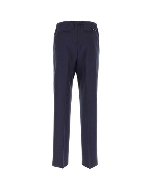 Fendi Blue Pantalone for men