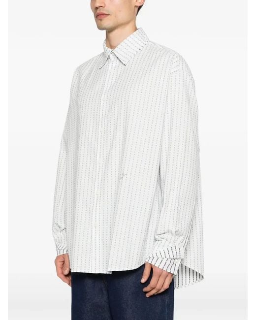 Jacquemus White La Chemise Letro for men