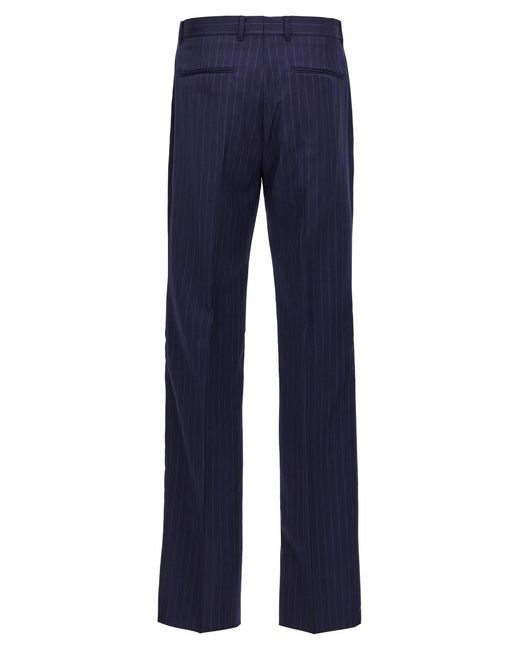 Givenchy Blue Pinstripe Pants for men