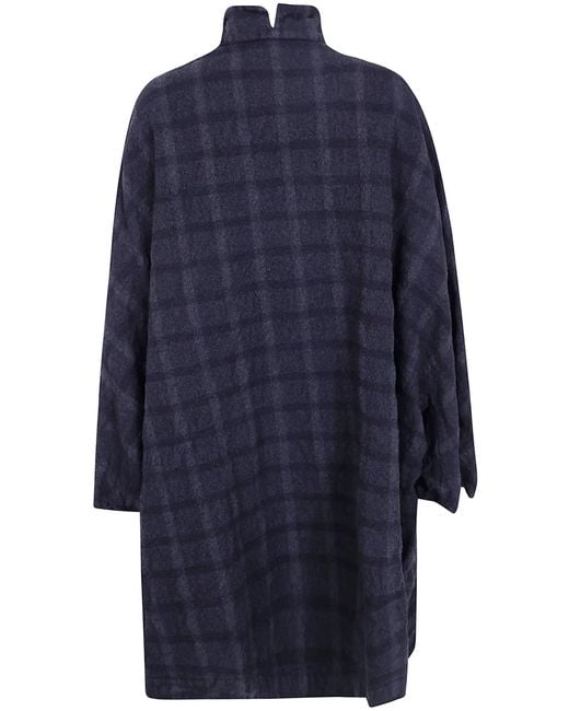 Daniela Gregis Blue "Papavero Briciole" Washed Coat
