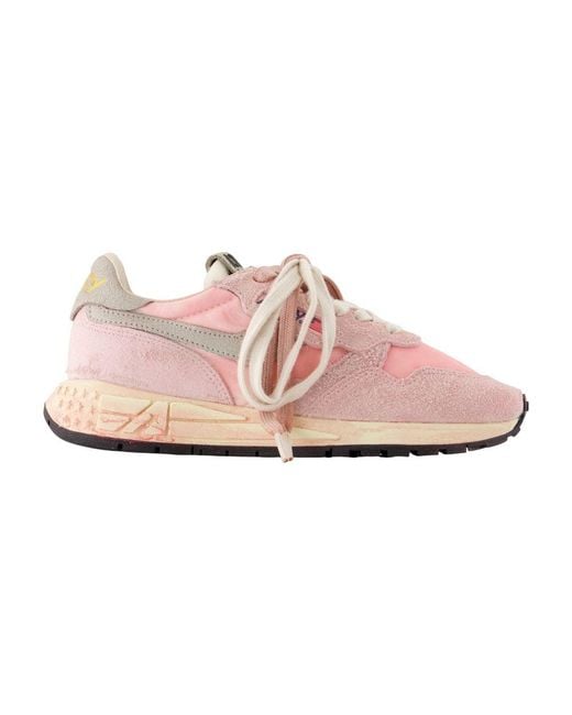 Autry Pink Reelwind Supervintage Sneakers