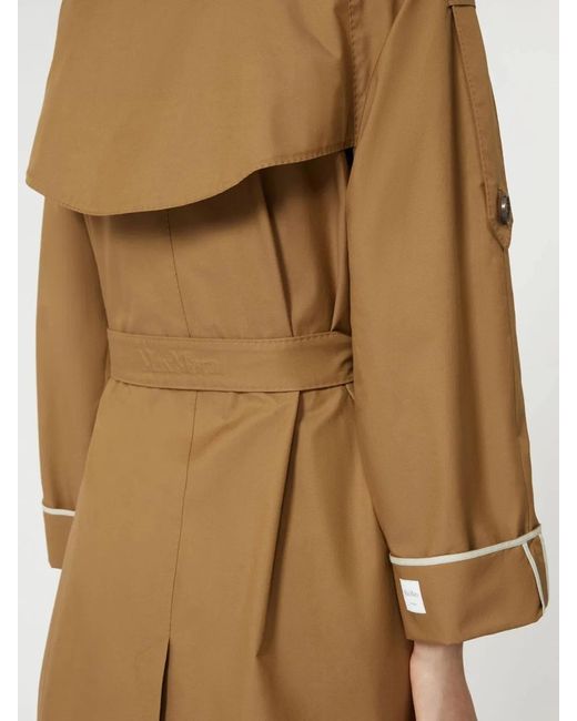 Max Mara Natural Utrench Trench Coat With Belt And Buttons