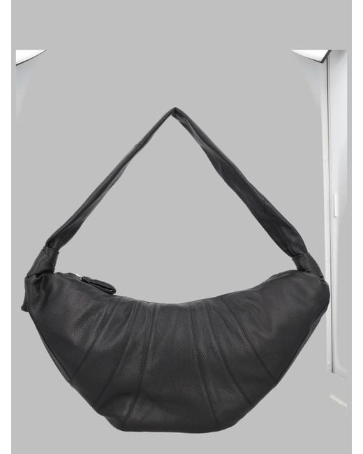 Lemaire Gray Borsa "Croissant" Large