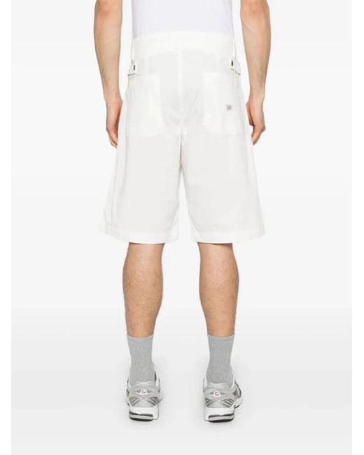 C P Company White C.P.Company Bermuda for men