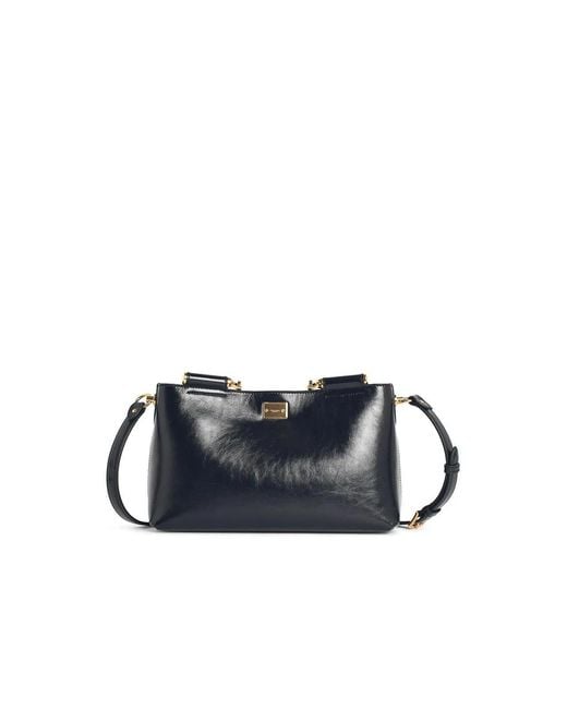 Dolce & Gabbana Blue Dolce & Gabbana Large Leather Bag