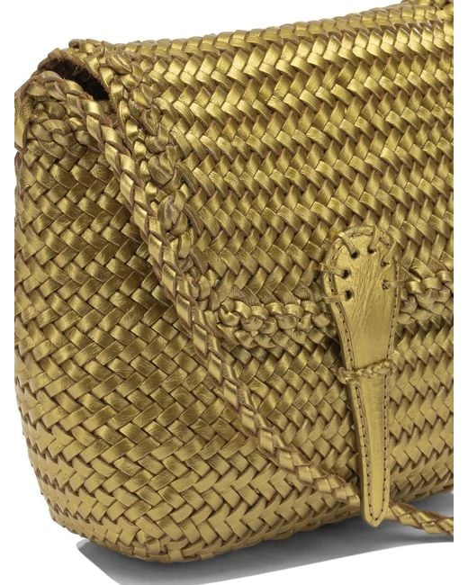 Dragon Diffusion Metallic Mini City Leather Crossbody Bag