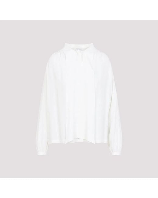 Giambattista Valli White Silk Blouse