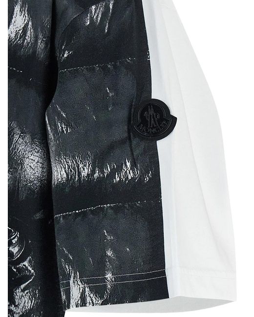 Moncler Genius Black T-Shirt Moncler X A$Ap Rocky for men