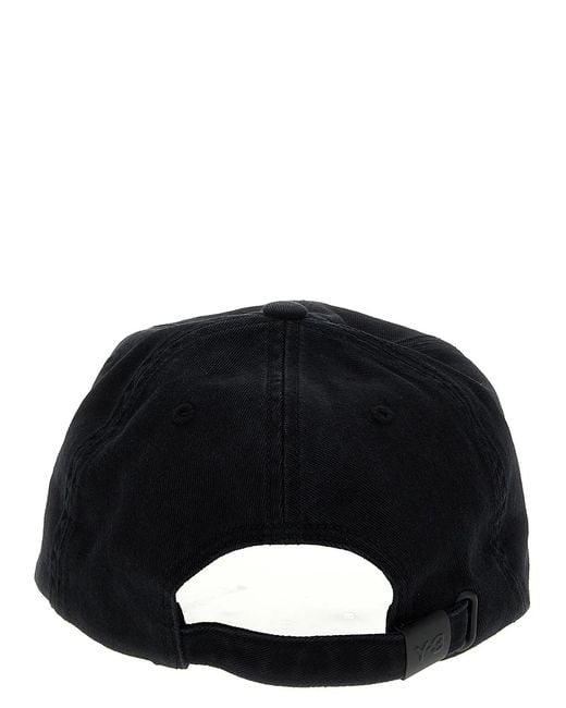 Y-3 Black 'Dad Cap' Cap for men
