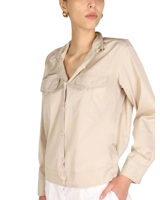 Aspesi White Poplin Shirt