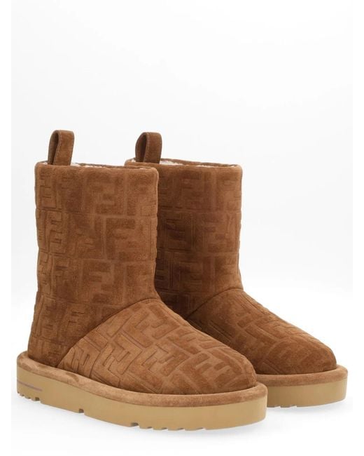 Fendi Brown "Apres Chic" Boot