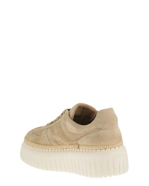 Hogan Brown H-Stripes