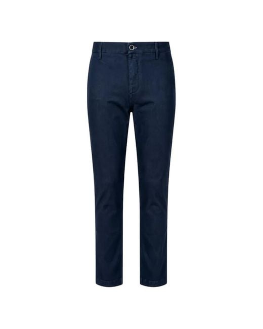 Jacob Cohen Blue Dark Cotton Jeans for men