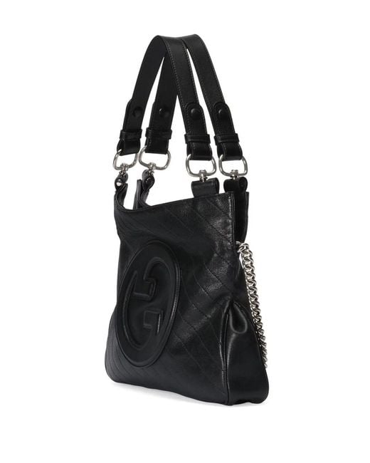 Gucci Black Blondie Leather Tote