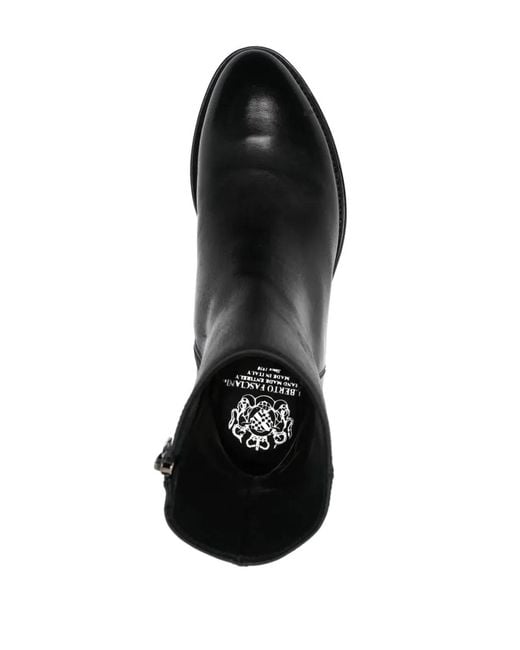 Alberto Fasciani Black "Isabel" Straccio Short Boots