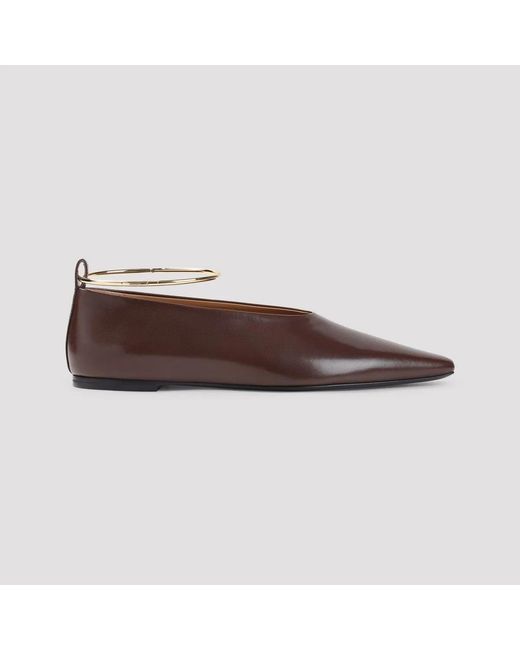 Jil Sander Brown Ring Ballerina